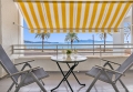 the terrace facing the sea is one of the main appeal of this apartment